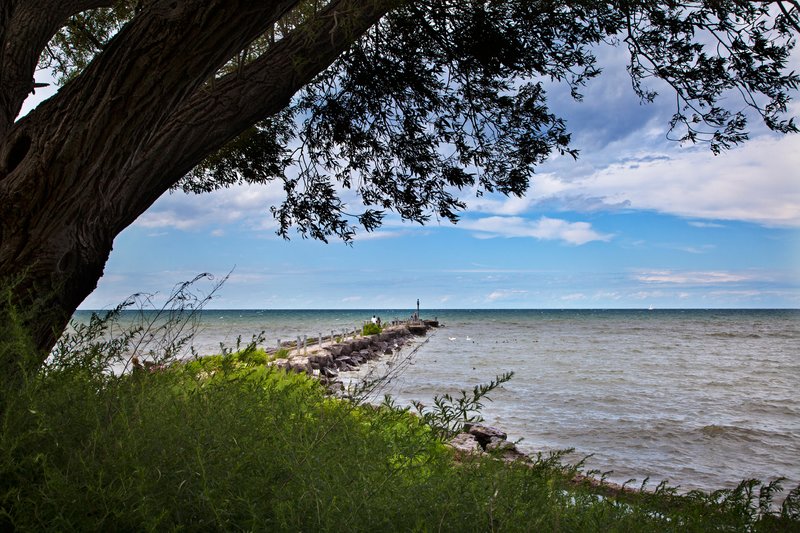 NY192.jpg :: Looking out along Webster Park's fishing pier

Webster NY - Summer 2010