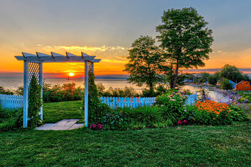 NY770.jpg :: A colorful sunrise greets the early morning at Sodus Point NY

Sodus Point NY - Summer 2020