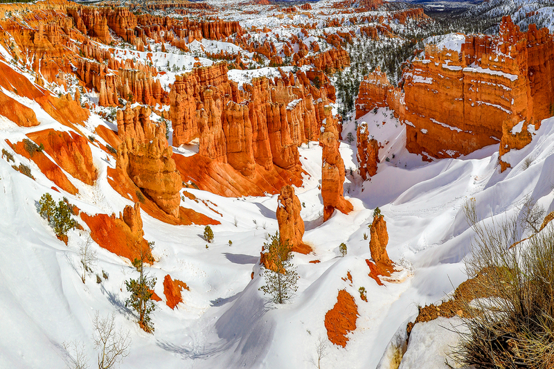 UT001.jpg :: One of the several majestic views of the beautiful Bryce Canyon

Bryce Canyon National Park UT - Winter 2019