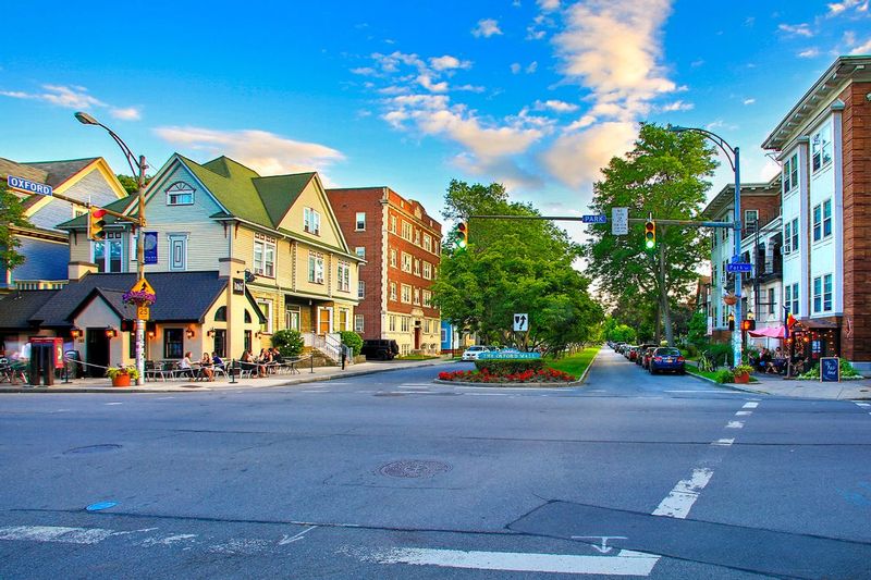 NY421.jpg :: Late evening view from intersection of Park Avenue & Oxford Street

Rochester NY - Summer 2015