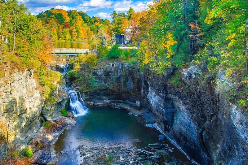 NY447.jpg :: Triphammer Falls as viewed from above

Ithaca NY - Fall 2015