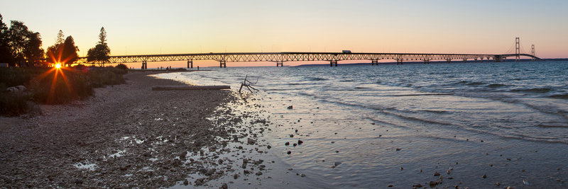 MI026.jpg :: Sunset panoramic of Mackinac Bridge

Mackinaw City, MI - Summer 2011