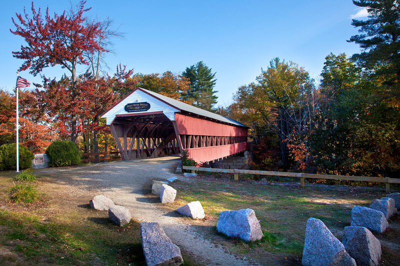 NH010.jpg :: The Swift River Covered Bridge, built in 1869 crossing the Swift River

Conway NH - Fall 2010