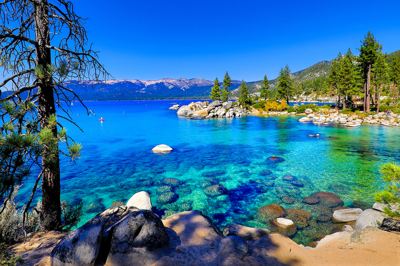 NV001.jpg :: A crystal clear water can be enjoyed at North Lake Tahoe's \