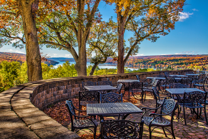 NY451.jpg :: Looking South along Keuka Lake from the Esperanaza Mansion

Keuka Park NY - Fall 2015