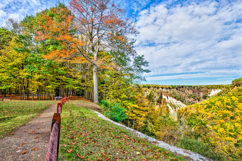 NY650b.jpg :: A side view overlooking a portion of Archery Overlook

Letchworth State Park - Fall 2017