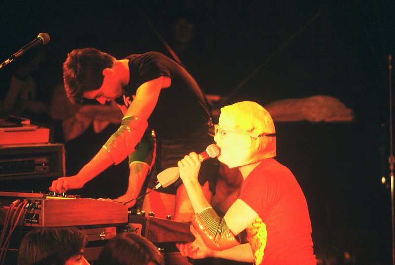 Devo 5  SF   1978.jpg :: Devo arrived at the FAB Mab in SF for 2 nights on Jan.6&7,78..it was chaos when they returned in May & many fans were shut out...these photos were taken @ the much larger Old Waldorf club the following Nov.10,11...4 sell out shows & the crowd went crazy..the last time Devo played a club in SF....