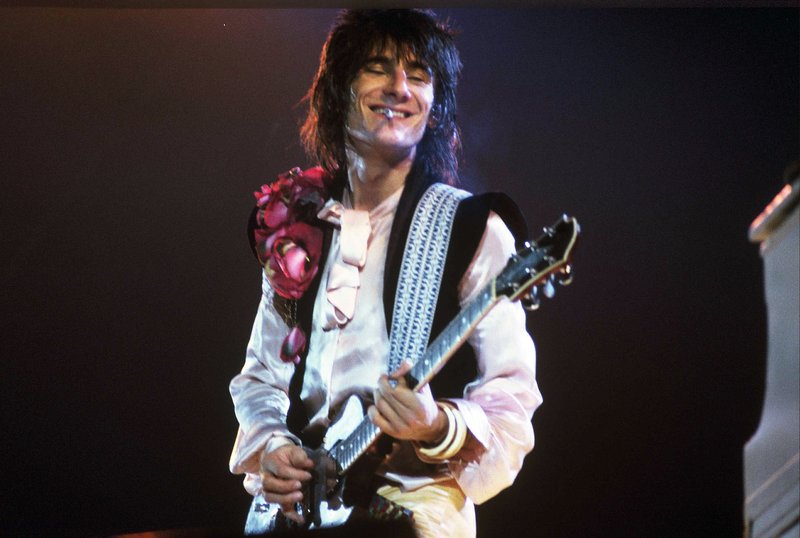 Ron Wood ...104.jpg :: Rod Stewart would go solo & Ron Wood would depart to join the Stones after this final US tour of the Small Faces..I'd read somewhere that some promoters had advertised the tour as 'Rod Stewart & the Faces' which caused some tempers to flare within the group..a great farewell tour from the Small Faces..Rory Gallagher supported this show in SF @ the Cow Palace on 10/9/73....