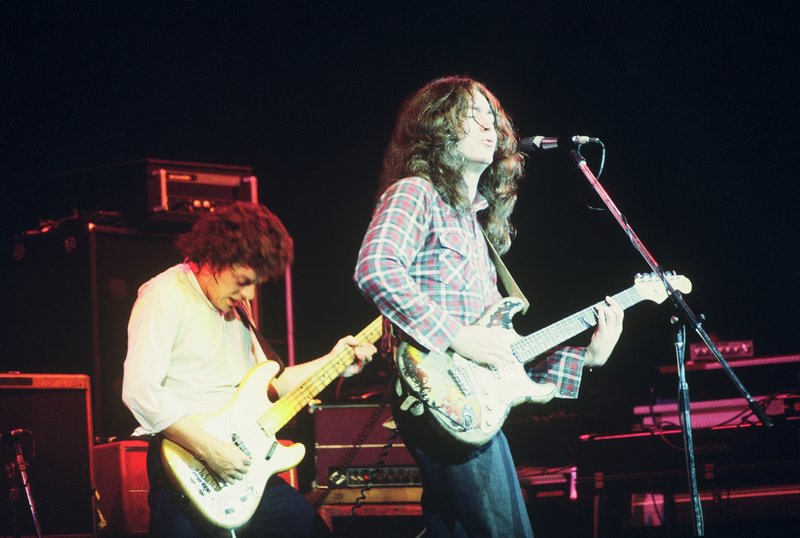 Rory   5  SF 1976.jpg :: Rory was 3rd billed to ELO & headliner Jethro Tull @ the Oakland Coliseum on August 18, 1976...he left us way too soon..