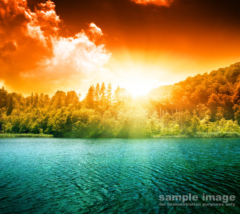 nature-bp-025.jpg :: sunset over lake
