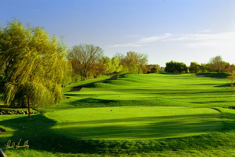A102--0203  (1.50  AR).jpg :: Second hole at Aldeen Golf Club; a Rockford, Illinois Park District course.