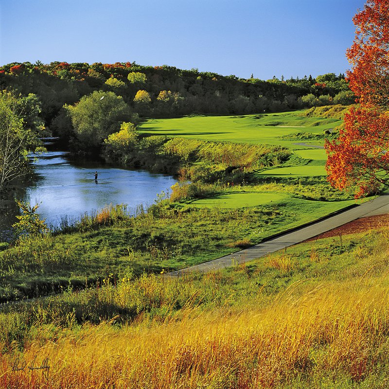 B100a--0101  (1.00  AR).jpg :: First hole; River Course; Blackwolf Run; Kohler; Wisconsin