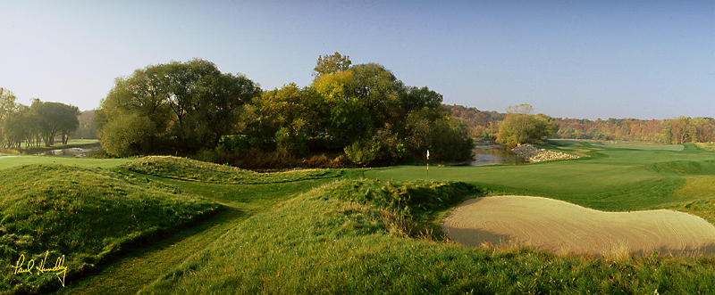 B100a--1205  (2.40  AR).jpg :: Twelvth hole; River Course; Blackwolf Run; Kohler; Wisconsin