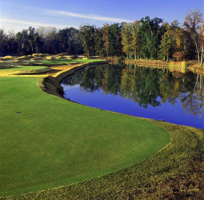 B113a--0602  (1.00  AR).jpg :: The sixth hole at Barefoot Landing GC; The Pete Dye Course; North Myrtle Beach, SC