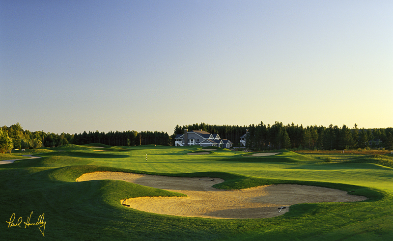 H102--0403  800px.jpg :: Horseshoe Bay GC, fourth hole; Egg Harbor, Wisconsin