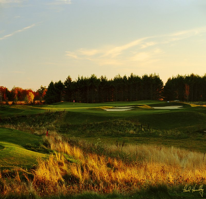 H102--0501  800px.jpg :: Horseshoe Bay GC, fifth hole; Egg Harbor, Wisconsin