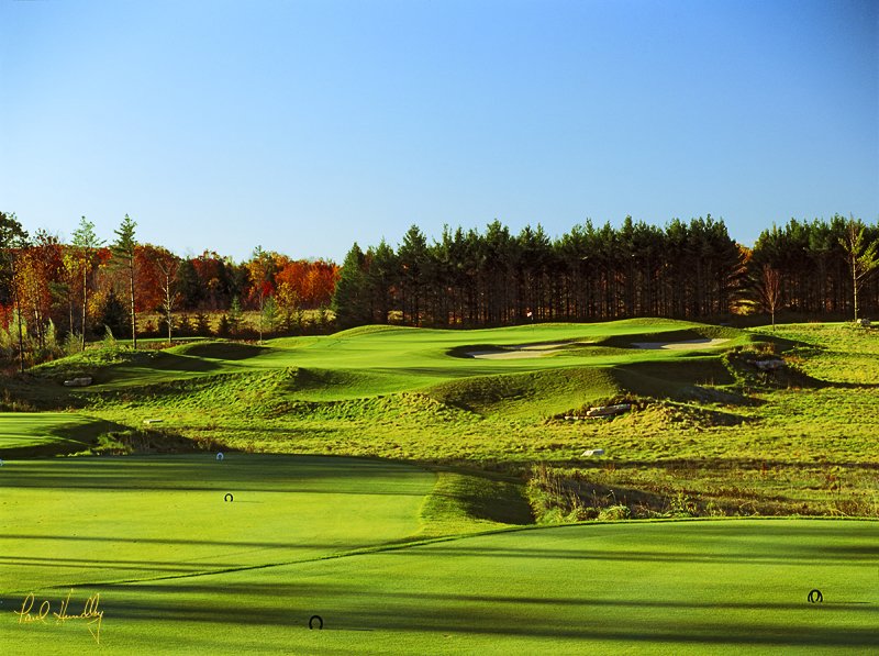 H102--0506  800px.jpg :: Horseshoe Bay GC, fifth hole; Egg Harbor, Wisconsin