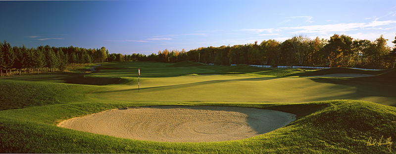 H102--0910  800px.jpg :: Horseshoe Bay GC, ninth hole; Egg Harbor, Wisconsin