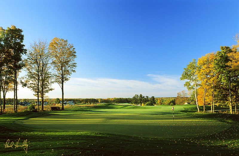 H102--1107  800px.jpg :: Horseshoe Bay Golf Club, eleventh hole; Egg Harbor, Wisconsin