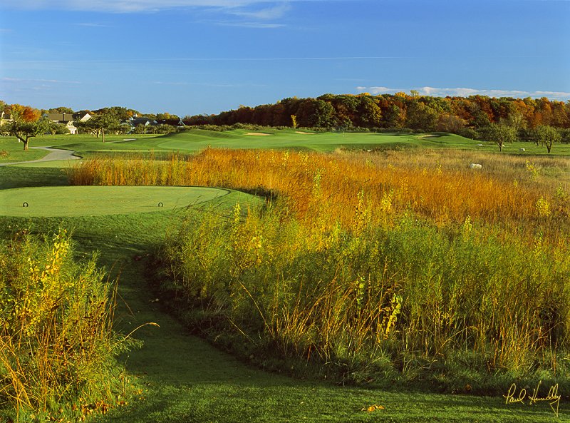 H102--1201  800px.jpg :: Horseshoe Bay Golf Club, twelvth hole; Egg Harbor, Wisconsin