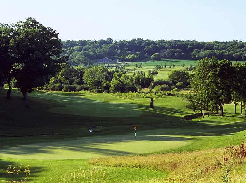 H105a--0205  (1.35  AR).jpg :: Second hole of the Como Crossings course; Hawk's View GC; Lake Geneva, Wisconsin