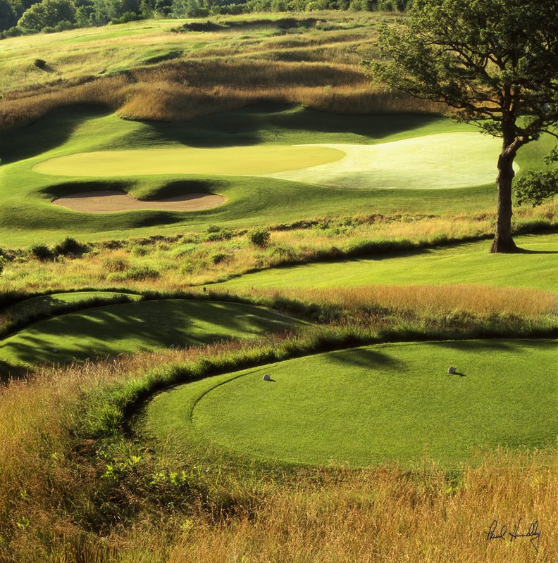 H105a--0301  (1.00  AR).jpg :: Third hole of the Como Crossings course; Hawk's View GC; Lake Geneva, Wisconsin