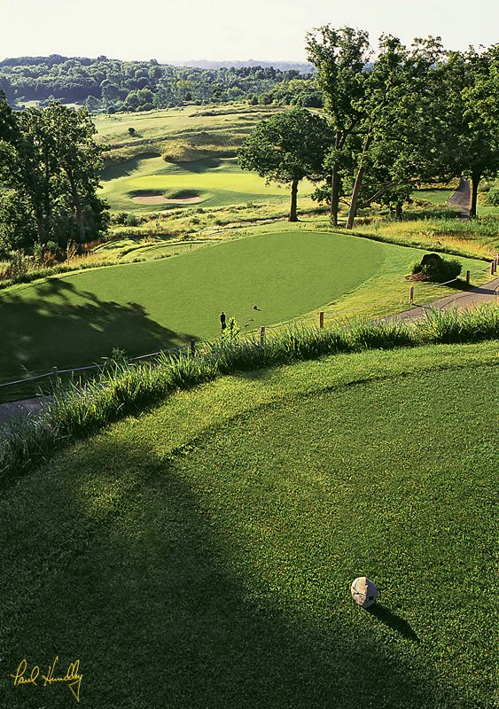 H105a--0312  (0.70  AR).jpg :: Third hole of the Como Crossings course; Hawk's View GC; Lake Geneva, Wisconsin