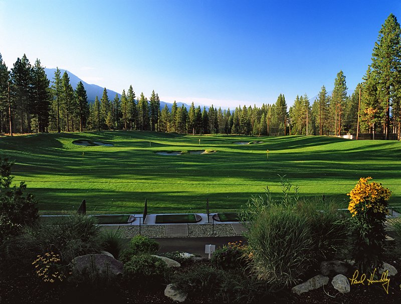 I102a--0002  (1.30  AR).jpg :: The practice range at The Championship Course; Incline Village, Nevada