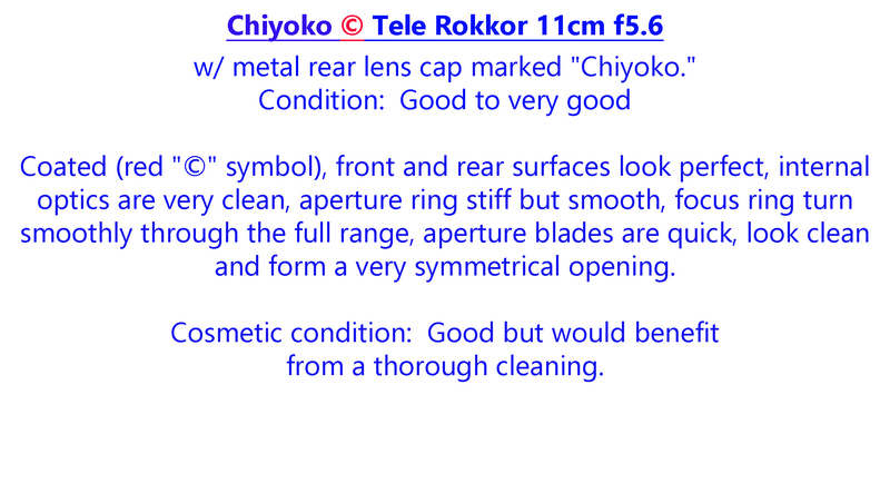 Item condition - 11cm TELE ROKKOR - 2.jpg