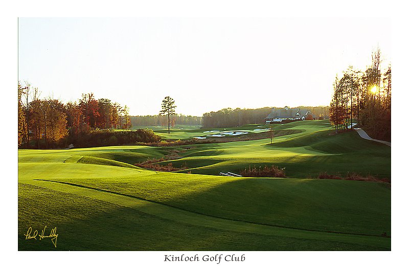 K103--0905  FPO proof scan.jpg :: Kinloch GC, ninth hole.  (Richmond, VA)