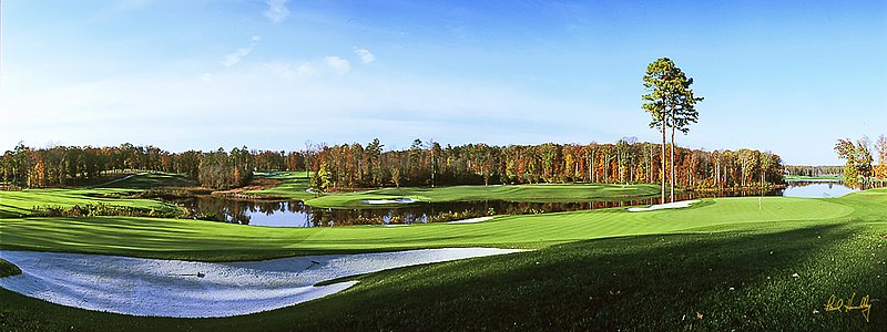 K103--1604  FPO proof  AR375.jpg :: Kinloch GC, sixteenth hole.  (Richmond, VA)