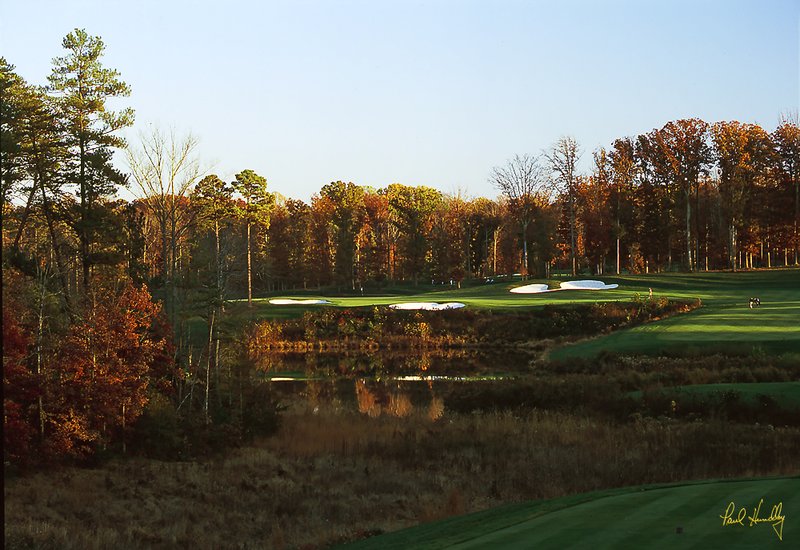 K103--1605  FPO proof  AR685.jpg :: Kinloch GC, sixteenth hole.  (Richmond, VA)