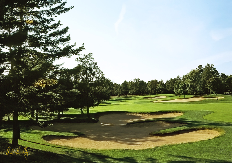 L100b--0602  (1.40  AR).jpg :: Sixth hole on the Pines course; Lake Arrowhead GC, Nekoosa, Wisconsin