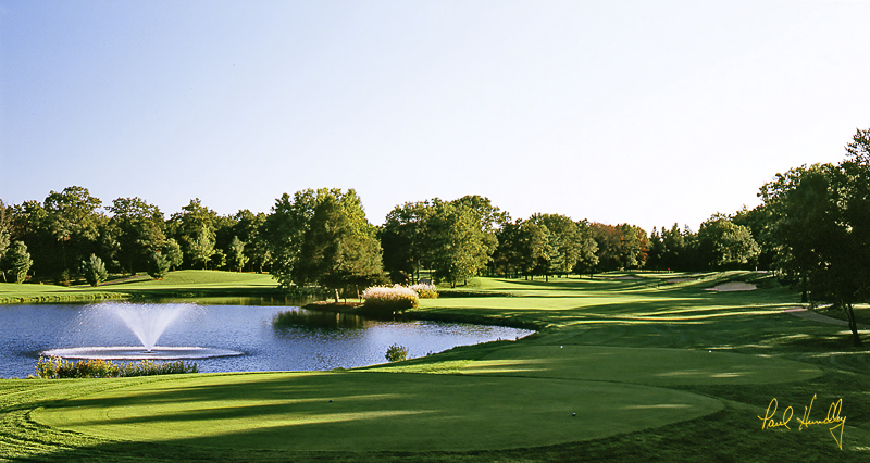 L100b--1005  (1.90  AR).jpg :: Tenth hole on the Pines course; Lake Arrowhead GC, Nekoosa, Wisconsin