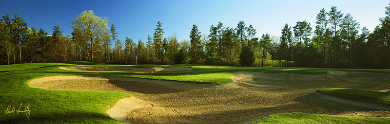 L100b--1102  (3.15  AR).jpg :: Eleventh hole on the Pines course; Lake Arrowhead GC, Nekoosa, Wisconsin