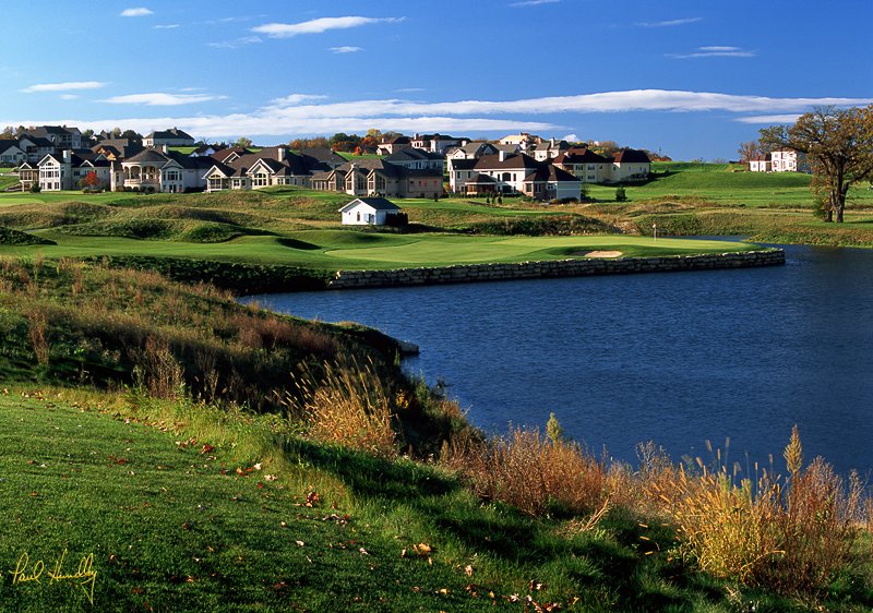 L107-1701  (1.40 AR).jpg :: Seventeenth hole; The Legend at Bergamont; Oregon, Wisconsin