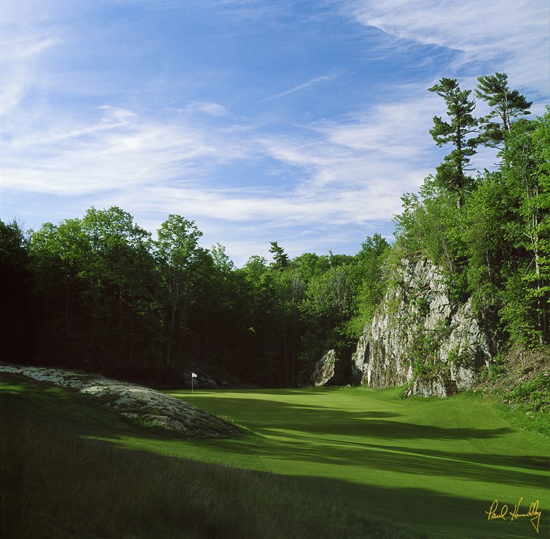 M112a--0501  800px.jpg :: Greywalls course at Marquette Golf Club; fifth hole; Marquette, Michigan