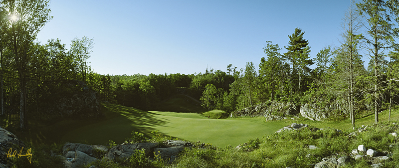 M112a--0603  800px.jpg :: Greywalls course at Marquette Golf Club; sixth hole; Marquette, Michigan