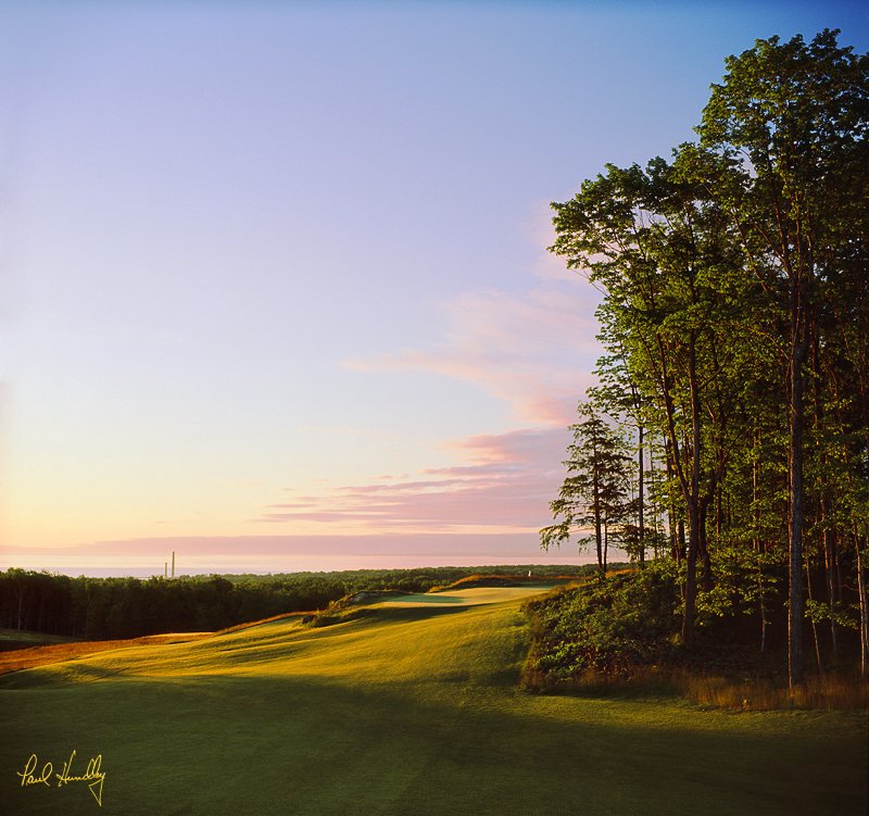 M112a--0903  800px.jpg :: Greywalls course at Marquette Golf Club; ninth hole; Marquette, Michigan