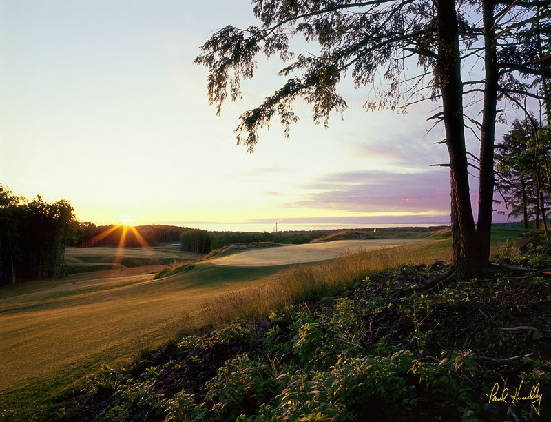 M112a--0905  800px.jpg :: Greywalls course at Marquette Golf Club; ninth hole; Marquette, Michigan