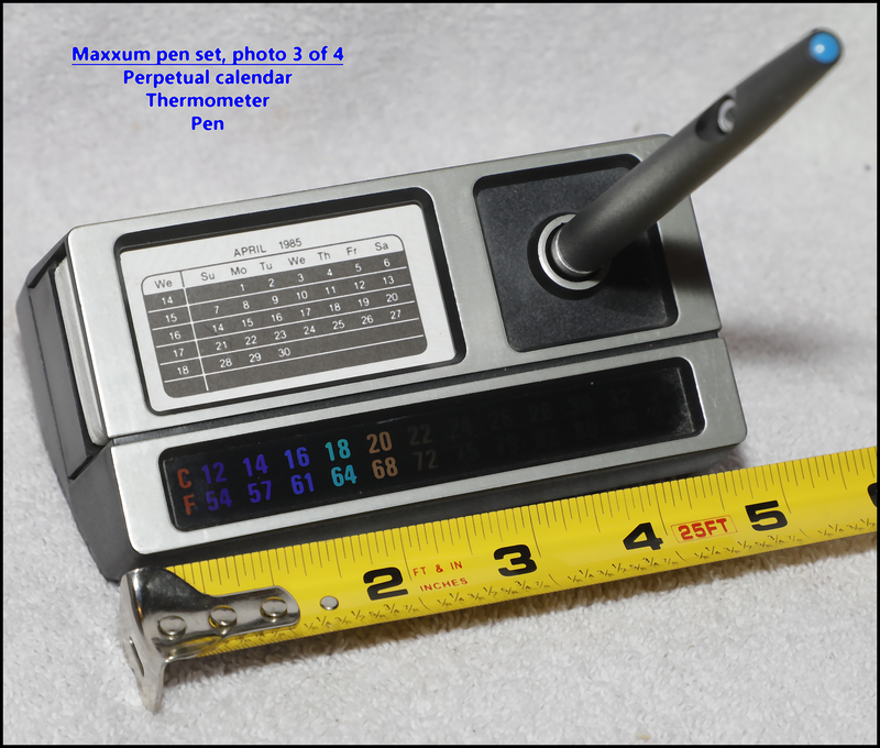 Maxxum desk set with pen calendar thermometer  3(1).jpg