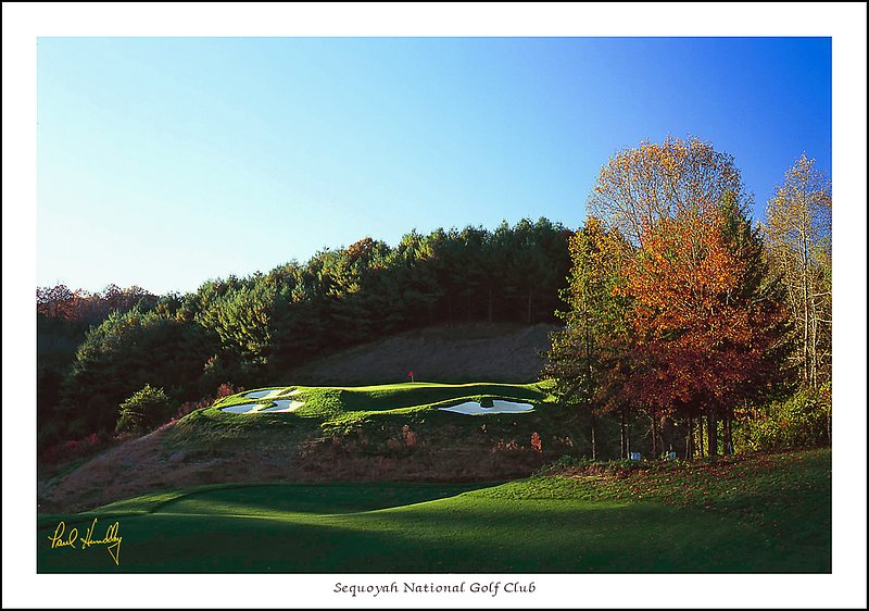 S116--1001  FPO USM.jpg :: Sequoyah National Golf Club, Cherokee, North Carolina, tenth hole