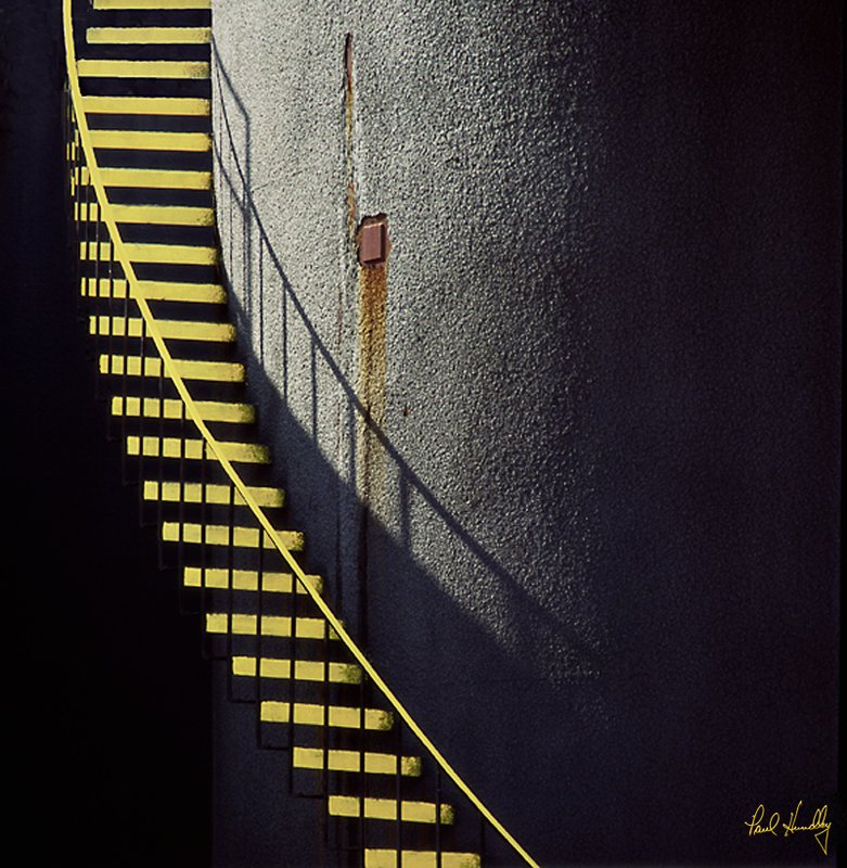 Shadows 002  800px.jpg :: Oil storage tank; Jones Island; Milwaukee, Wisconsin