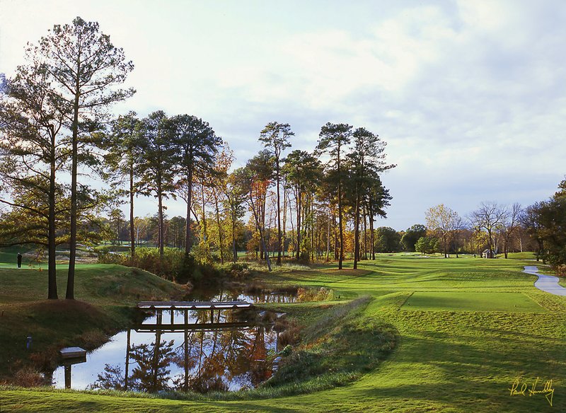 W112--1601  FPO  AR .730.jpg :: Sixth hole @ Willow Oaks CC; Richmond, Virginia