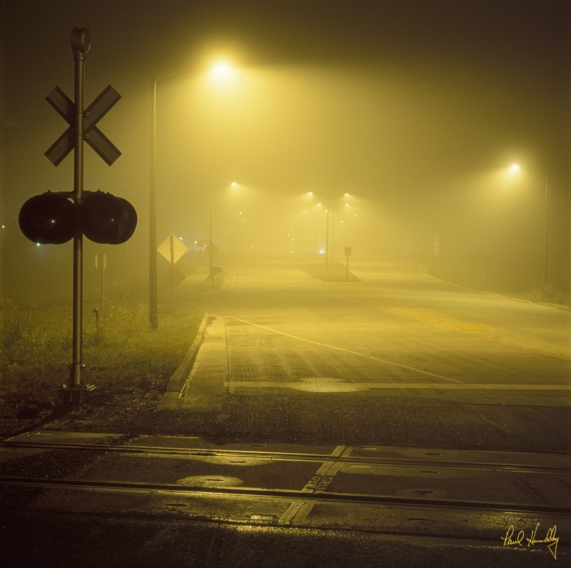 WI--Grafton 013  800px.jpg :: Railroad Crossing at Highway 60; Grafton, WIsconsin