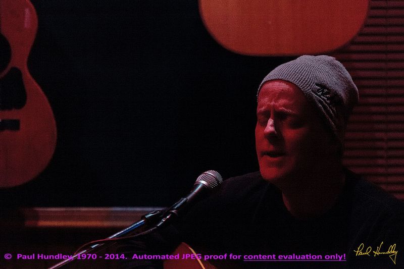 Approval proof - Peter Paul and Willy at Cafe Carpe by Paul Hundley - 62.jpg :: Willy Porter performs (with Peter Mulvey and Paul Cebar) to a sellout audience of 70 at the Cafe Carpe in Fort Atkinson, Wisconsin.  December 10, 2014.  Photograph by Paul Hundley