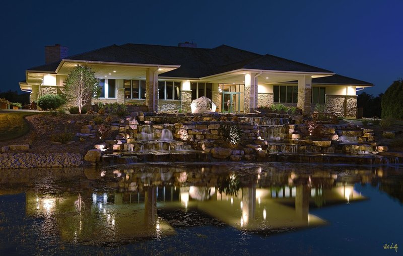 B104--0063  V1  SS.jpg :: The clubhouse at dusk; The Legend at Bristlecone Pines.  June, 2010.  PM shoot
