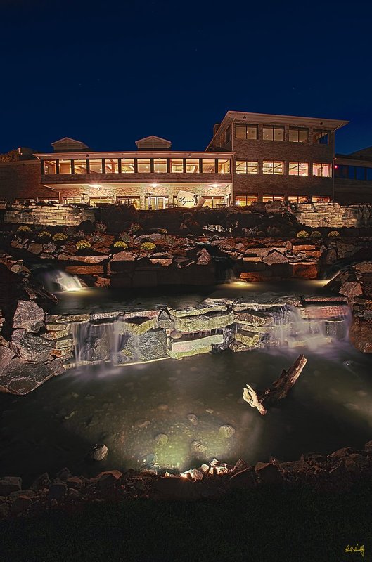 M108--Waterfall 127  V3  1500px  SS.jpg :: The new waterfall feature behind the clubhouse at \