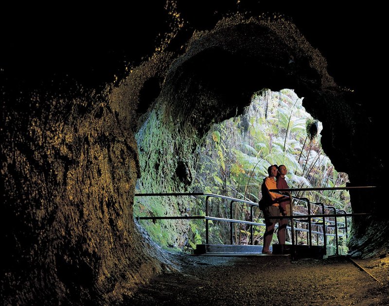 GBL-HVNP-35.jpg :: Thurston Lava Tube. Kilauea Volcano. Hawaii Volcanoes National Park. Island of Hawaii.