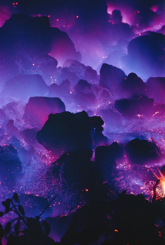 GBL-VLF-33.jpg :: Hot Lava From Kilauea Volcano in Hawaii Volcanoes National Park. Big Island of Hawaii. USA.
